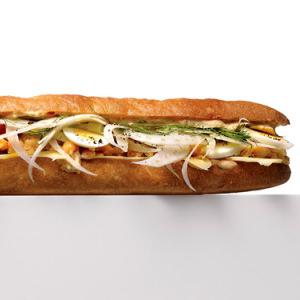 Chickpea Sub Sandwich image