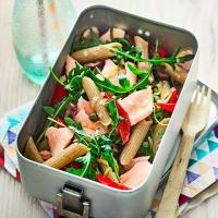 Salmon pasta salad with lemon & capers image