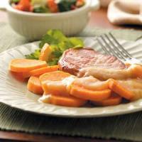 Pork Chops with Sweet Potato image