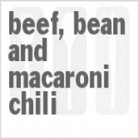 Beef, Bean and Macaroni Chili_image