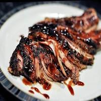 Brown Sugar and Balsamic Glazed Pork Loin_image