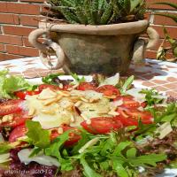Tomato, Arugula (Rocket) & Parmesan Salad image