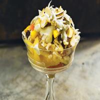 Cardamom Ambrosia Salad with Blue Cheese Dressing_image