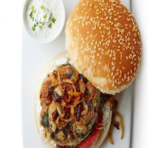Lamb, spinach & ricotta burgers_image