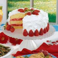 Strawberry Sunshine Cake image