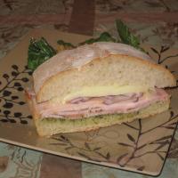 Pesto Focaccia Sandwich for Six image