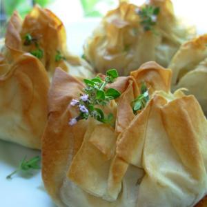 Goat Cheese Wrapped in Phyllo image