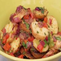 Grilled New Potato Salad with Peppers and Onions image