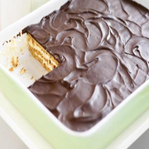 Easy Peanut Butter & Chocolate Eclair Dessert_image