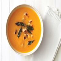Butternut Squash Soup With Chicken Sausage_image