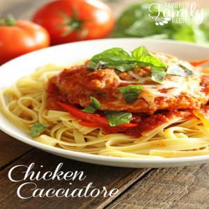 Easy Skillet Chicken Cacciatore Recipe - (4.5/5) image