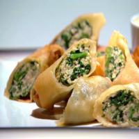 Chicken and Broccoli Rabe Summer Rolls image