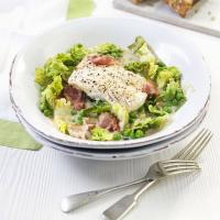 Cod with bacon, lettuce & peas image