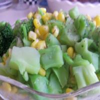 Steamed Broccoli and Corn with Marjoram image
