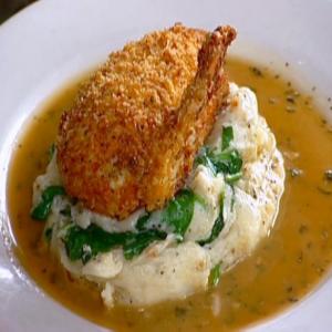 Max's Specialty Chicken Chop with Sage and Baby Spinach Mashed Potatoes_image