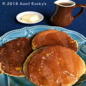 Aunt Rocky's Fluffy LCHF Pancakes (Low Carb, Grain Free, Gluten Free, Low Glycemic) image