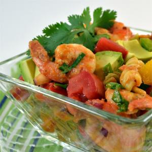 Confetti Shrimp Cocktail Pasta Salad_image