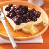 Lactose-Free Blueberry Cheesecake image