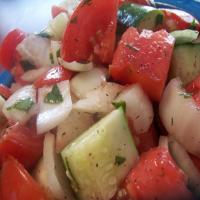 Chunky Garden Tomato Salad_image