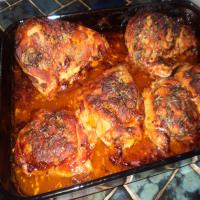 Spanish Oven Baked Roast Chicken_image
