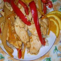 Chicken and Red Pepper Stir Fry image