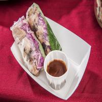Brisket Summer Rolls With Sriracha-Barbecue Mayonnaise_image