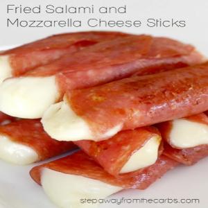Fried Salami and Mozzarella Cheese Sticks_image