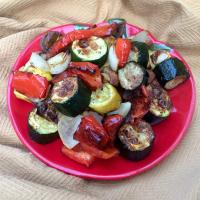 Roasted Rainbow Vegetables in the Air Fryer image