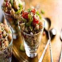 Chickpea, Quinoa and Celery Salad With Middle Eastern Flavors image