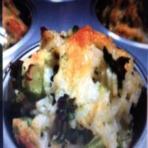 Baked Cheddar-Broccoli Rice Cups image