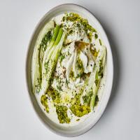 Slow-Cooked Halibut with Garlic Cream and Fennel image