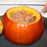 Beef Stew in a Pumpkin image
