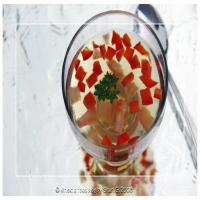 Consommé Madrilène (Chilled Consommé with Red Peppers and Tomatoes) Recipe - (4/5)_image