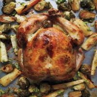 Roast Chicken with Scallion, Ginger, and Lime image
