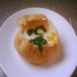 Ham Egg and Cheese Bread Bowls_image