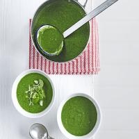 Watercress & artichoke soup image