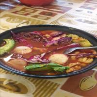 Pozole Rojo (Mexican Pork and Hominy Stew) image