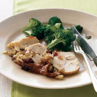 Stuffed Chicken Breast and Roasted Broccoli_image