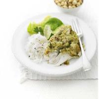 Nutty crusted fish image