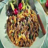 Beef Pasta and Green Beans image