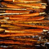 Maple-Glazed Parsnips And Carrots image