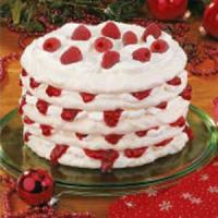 Raspberry-Filled Meringue Torte image