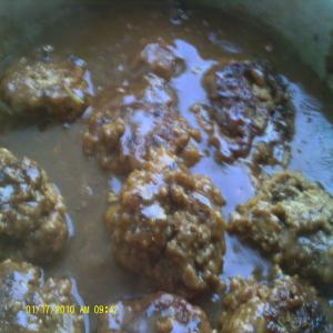 Meat Balls in Onion Soup image