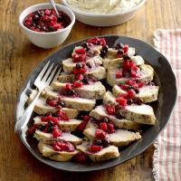 Pressure-Cooker Turkey with Berry Compote image