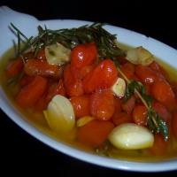 Garlic Roasted Grape Tomatoes in Olive Oil image
