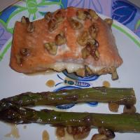 Honey Glazed Salmon With Asparagus_image