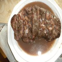 Flat Iron Steak With Cabernet Sauce image