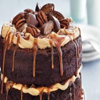 Chocolate Turtle Layer Cake_image