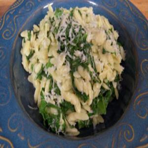 Orzo with Mustard Greens image