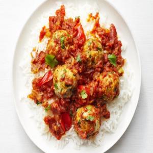 Turkey Meatballs in Tomato Ginger Curry image